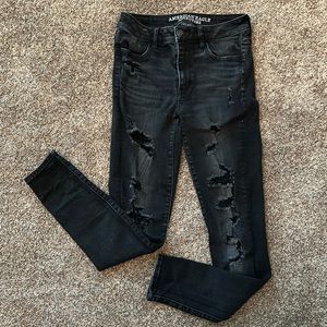 Super Stretch Black American Eagle Jeans